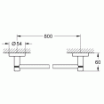 Держатель полотенца широкий Grohe Essentials 40386001