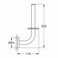 Держатель запасного рулона туалетной бумаги Grohe Essentials 40385001