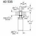 Дозатор для жидкого мыла Grohe Cosmopolitan 40535000