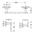 Комплект аксессуаров Grohe Essentials Cube 40777001