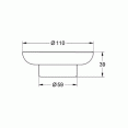 Мыльница стеклянная Grohe Essentials 40368001