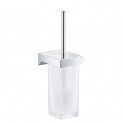 Туалетный ершик с колбой стеклянной Grohe Selection Cube 40857000