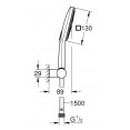 Душевой гарнитур 3 режима струи Grohe Rainshower SmartActive 130 26588000