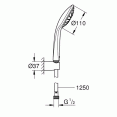 Душевой гарнитур 1 режим струи Grohe Euphoria 27354000