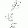 Душевой гарнитур 3 режима струи Grohe Tempesta Cube 110 27584003