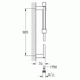 Душевой гарнитур 1 режим струи Grohe Euphoria 27700000