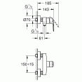 Гигиенический душ со смесителем Grohe Eurosmart 33555354