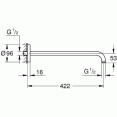 Душевой кронштейн настенный Grohe Rainshower 26146000