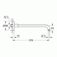 Душевой кронштейн настенный Grohe Rainshower 28982000