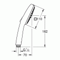 Ручной душ 2 режима струи Grohe Tempesta Cube 110 27571003