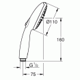 Ручной душ 2 режима струи Grohe Tempesta 110 27597003