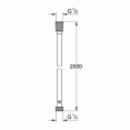 Душевой шланг пластиковый Grohe Silverflex 27137000