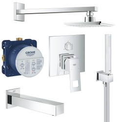 Душевая система скрытого монтажа со смесителем, с изливом Grohe Eurocube 24094073