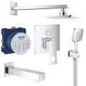 Душевая система скрытого монтажа со смесителем, с изливом Grohe Eurocube 24094073A