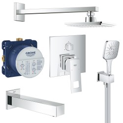 Душевая система скрытого монтажа со смесителем, с изливом Grohe Eurocube 24094073A