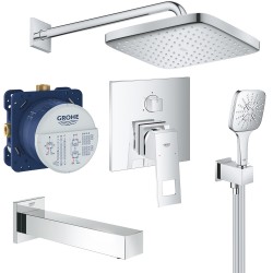 Душевая система скрытого монтажа со смесителем, с изливом Grohe Eurocube 24094687A