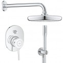 Душевая система скрытого монтажа со смесителем Grohe Bauclassic 124441
