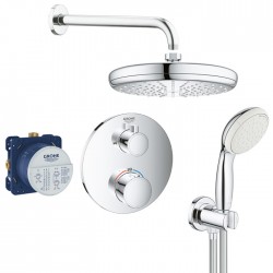 Душевая система скрытого монтажа с термостатом Grohe Grohtherm 24077411 (34733003)