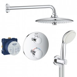 Душевая система скрытого монтажа с термостатом Grohe Grohtherm 24077458 (121697)