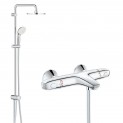 Душевая система настенного монтажа с термостатом для ванны Grohe Grohtherm 1000 New 34155452