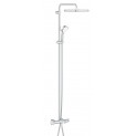 Душевая система настенного монтажа с термостатом для ванны, поворотная Grohe Tempesta New Cosmopolitan 26691000