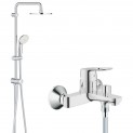 Душевая система настенного монтажа со смесителем для ванны Grohe BauLoop 23341389