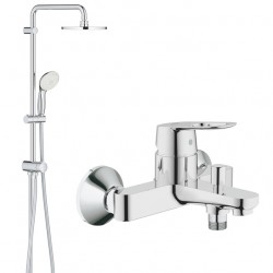 Душевая система настенного монтажа со смесителем для ванны Grohe BauLoop 23341389