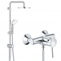 Душевая система настенного монтажа со смесителем для душа Grohe BauClassic 32867389
