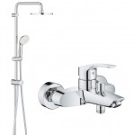 Душевая система настенного монтажа со смесителем для ванны Grohe Eurosmart New 33300389 (NB0045)