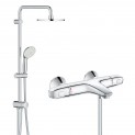 Душевая система настенного монтажа с термостатом для ванны Grohe Grohtherm 1000 New 34155389 (NB0034)