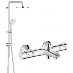 Душевая система настенного монтажа с термостатом для ванны Grohe Grohtherm 800 34567389 (NB0032)