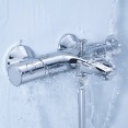 Душевая система настенного монтажа с термостатом для ванны Grohe Grohtherm 800 34567452