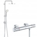Душевая система настенного монтажа с термостатом для душа Grohe Grohtherm 1000 Performance 34776389