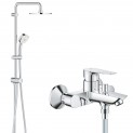 Душевая система настенного монтажа со смесителем для ванны Grohe BauEdge New 23604394 (NB0070)