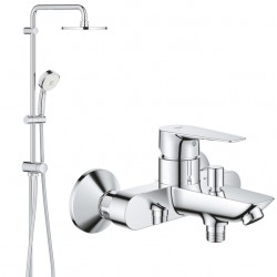 Душевая система настенного монтажа со смесителем для ванны Grohe BauEdge New 23604453