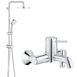 Душевая система настенного монтажа со смесителем для ванны Grohe BauClassic 32865394