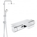 Душевая система настенного монтажа с термостатом для ванны Grohe Grohtherm 2000 New 34464394