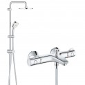 Душевая система настенного монтажа с термостатом для ванны Grohe Grohtherm 800 34567394