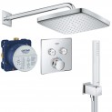 Душевая система скрытого монтажа с термостатом Grohe Rainshower SmartControl 29124687 (34706000S)
