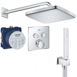 Душевая система скрытого монтажа с термостатом Grohe Rainshower SmartControl 29124687