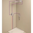 Душевая система скрытого монтажа с термостатом Grohe Rainshower SmartControl Cube 34706000