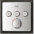 Душевая система скрытого монтажа с термостатом Grohe Rainshower SmartControl Cube 34706000