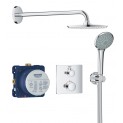 Душевая система скрытого монтажа с термостатом Grohe Grohtherm 34734000