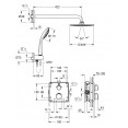 Душевая система скрытого монтажа с термостатом Grohe Grohtherm 34734000