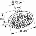 Душевая система скрытого монтажа со смесителем Kludi Bozz 386300576 (7 в 1)