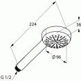 Душевая система скрытого монтажа со смесителем Kludi Bozz 386300576 (7 в 1)