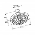 Душевая система скрытого монтажа с термостатом Kludi Zenta 388320545 (389300545) (7 в 1)