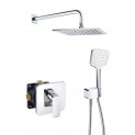 Душевая система скрытого монтажа со смесителем Kludi Pure and Style 406300575 (7 в 1)