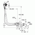 Душевая система скрытого монтажа со смесителем, с наливом Grohe Eurosmart 33305389N