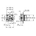 Душевая система скрытого монтажа с термостатом Grohe Grohtherm 34729000